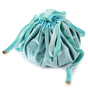 Fabrication En Gros Personnalisé <span class=keywords><strong>velours</strong></span> maquillage sac en satin cordon sac de faveur - Product Image 2
