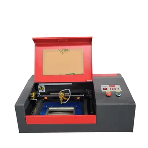 Fábrica 3020 co2 máquina de corte e gravação a laser, carimbo de borracha, mini diy, máquina de corte a laser 300*200mm m2