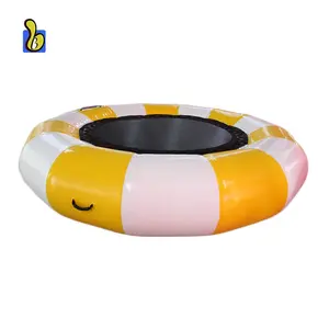 Inflatable Bouncer Water Trampoline for Aquatic Fun and Exercise