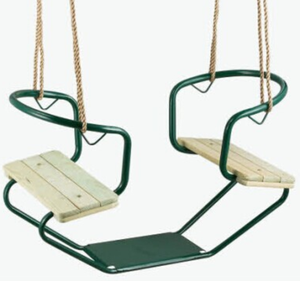 Face to Face <strong>Wooden</strong> <strong>Swing</strong> <strong>Seat</strong> for Playground - Product Image 2