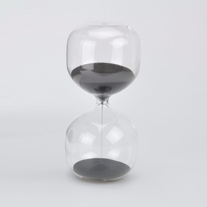 Minuterie promotionnelle transparente de sable de forme de cône classique - Product Image 3