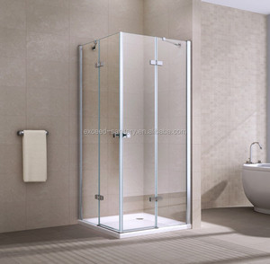 Diseño de marco de aluminio puertas correderas de <span class=keywords><strong>doble</strong></span> de carril abierto inferior <span class=keywords><strong>Puerta</strong></span> de ducha <span class=keywords><strong>puerta</strong></span> - Product Image 4