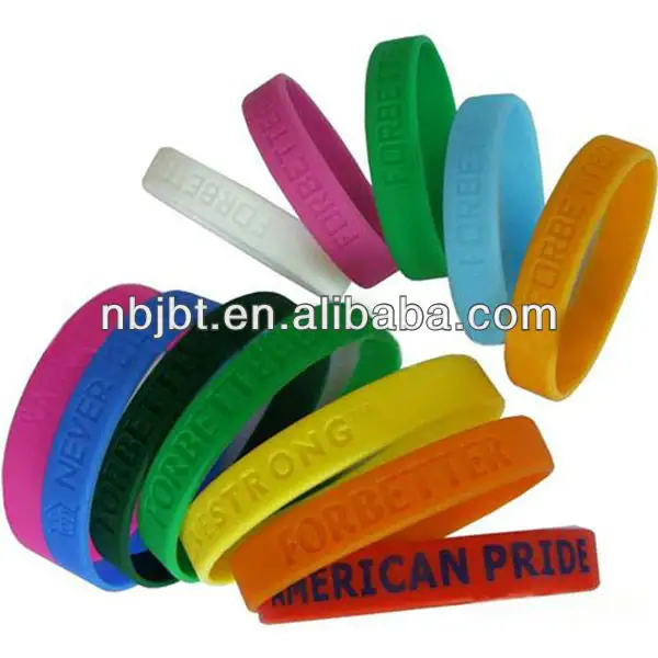 בתפזורת זול סיליקון wristbands