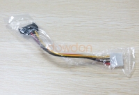 Komputer HDD SATA 15 Pin Pria 4 Pin PC IDE Kabel Adaptor Wanita