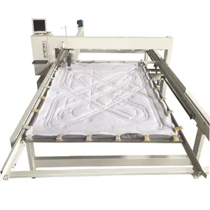 Large thickness single needle quilting machine for making quilt, duvet, summer cool quilt