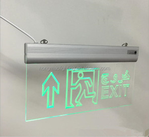 Flecha izquierda derecha de aluminio para salir de la puerta, señales de escape, luz de emergencia - Product Image 3