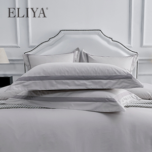 Bán Buôn Trắng Ritz Carlton 5 Sao Khách Sạn Thương Hiệu Linen Hotel Bed Linen Set - Product Image 2
