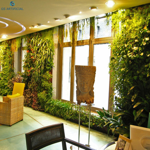 Tấm Cỏ Nhân Tạo Trang Trí Trong Nhà Tường Cây Nhân Tạo Vườn Đứng Màu Xanh Lá Cây - Product Image 4