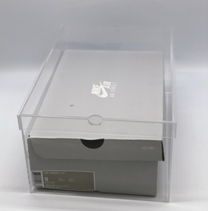 Modern Clear Acrylic Sneaker Display Box Ultimate Organizer for Collectors for Eco-Friendly <b>Shelving</b> Showcasing Sneaker - Product Image 1