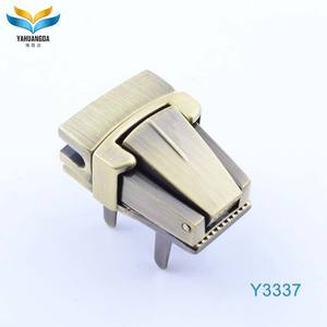 מפעל הסיטונאי מותאם אישית באיכות גבוהה תיק מתכת מנעול נגד פליז מנעול אנטי פליז מתאים מתאים תיקי עור - Product Image 1