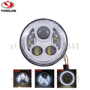Moto 7 "Chrome Phare Pour Honda Hornet 250 600 900 VTR CB 400 <span class=keywords><strong>500</strong></span> 1300 - Product Image 3