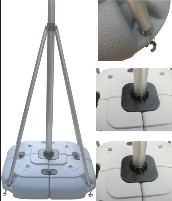 HOOSUN Supporto per bandiera da giardino per esterni, in metallo di alta qualità, da parete, porta da giardino, supporto per bandiere decorative per vacanze, 30 x 45 cm, ganci da appendere alla
