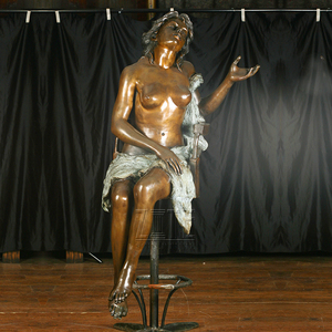 Personnalisé en laiton extérieur dame sculpture bronze gros seins statue de <span class=keywords><strong>femme</strong></span> <span class=keywords><strong>nue</strong></span> - Product Image 4
