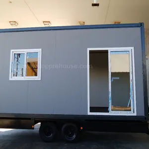 Tiny Prefab Casa Rodante Huis Fabrikant Mobiele Nieuwe Gebruikt 40 'Voltooid Ingericht Container Appartement Voor Verkoop In Japan Libië