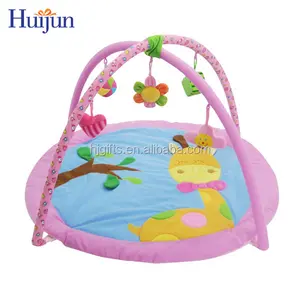 Wholesale Best Selling Custom Educational Plush Soft Children Play Mat Indoor Baby Activity Toys Mat in stock Kids Play Gym Mat