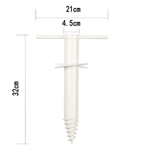 ฐานร่มชายหาด<span class=keywords><strong>พลาสติก</strong></span>แบบสมัยใหม่ของ Kejie ทนลมได้ 30 ไมล์ต่อชั่วโมง สำหรับเฟอร์นิเจอร์กลางแจ้ง - Product Image 4