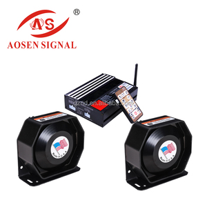 Amplificador <span class=keywords><strong>de</strong></span> alta potencia 26 tonos inalámbrico industrial <span class=keywords><strong>fuego</strong></span> alarma <span class=keywords><strong>de</strong></span> coche 12 V pequeña sirena - Product Image 1