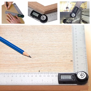 Règle de rapporteur d'<span class=keywords><strong>angle</strong></span> numérique 2-en-1 360 degrés 600mm (300mm par bras) avec fonction de verrouillage stable - Product Image 3