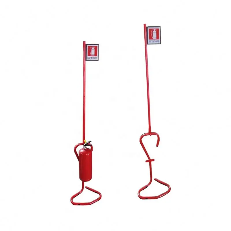 New Arrival Adjustable Metal Fire Extinguisher Double Stand For Sale