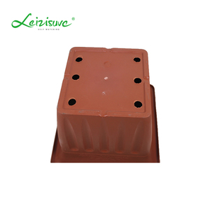 Macetas Cuadradas de <span class=keywords><strong>Terracota</strong></span> Leizisure al por Mayor, Macetas de Arcilla para Jardín, Macetas de Plástico con Orificios para Plantas, para Interiores y Exteriores - Product Image 4