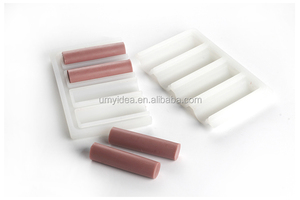 4 kaviteler hiçbir yaylar yuvarlak silikon tüp sabun kalıp sütun silikon gömme sabun yapımı kalıp - Product Image 4