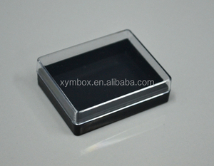Hộp Nhựa Cứng Polystyrene Có Nắp Rõ Ràng Và Đế Đen - Product Image 2