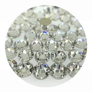 Venta caliente de la fábrica de alta calidad colorida plana gemas piedra 2088 no arreglo caliente de diamantes de imitación de cristal para vestidos