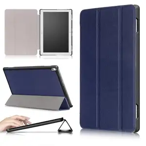 PU Da Trường Hợp Đối Với Lenovo tab <span class=keywords><strong>4</strong></span> <span class=keywords><strong>10</strong></span> cộng với TB-X704L TB-X704F TB-X704N Nam Châm Thông Minh Bìa Funda Đối Với Lenovo tab4 tab <span class=keywords><strong>4</strong></span> cộng với <span class=keywords><strong>10</strong></span>.1 - Product Image 1