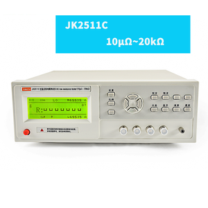 Jk2511c dc testador de baixa resistência, microohmmetro, medidor de ohmmetro, milímetro, medidor de baixa resistência, interruptor, resistência do contato