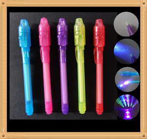 UV-tattoo-stylo, mogel filzer avec invisible ou encre uV-active magic geheimschrift secret-marqueur, stylo pen ink, invisible uV - Product Image 1