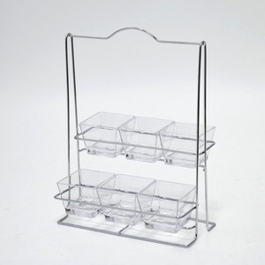 Soporte cuadrado de plástico para dulces de gelatina de 4 piezas - Product Image 5