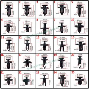 Auto Clips De Retenue 8mm Poussoir Anti-éclaboussures <span class=keywords><strong>Corps</strong></span> Panneau Clip F3LY-14570-B - Product Image 4