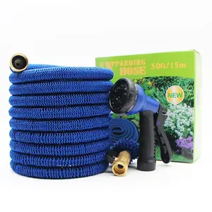Soft 100m Garden kink free 100 ft 30m expandable pvc garden pipes water hose with brass fitting
