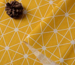 Al por mayor tejido de algodón de lino DIY floral grueso rollo de <span class=keywords><strong>tela</strong></span>, mantel fabricante - Product Image 3
