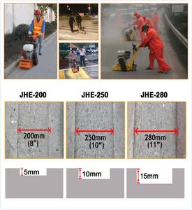 Camminare Dietro di strada marcatura macchina di rimozione, rimuovere epossidica pittura, rimuovere resina epossidica pavimenti con 200 millimetri larghezza pialla (JHE-200E) - Product Image 6
