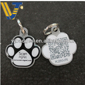 <span class=keywords><strong>Hot</strong></span> sale popular <span class=keywords><strong>2013</strong></span> tracking qr code id tag pet lost - Product Image 1