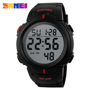 <span class=keywords><strong>Skmei</strong></span> – montres de sport de marque de luxe pour hommes, plongée 50m, numérique, LED, horloge, mode, montres électroniques décontractées, <span class=keywords><strong>1068</strong></span> - Product Image 3