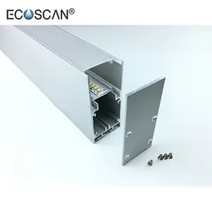 Ecoscan Pemasok Cina Liontin LP3575 Profil Aluminium Kawat Gantung untuk Lampu Led