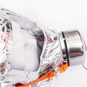 YUANJIAN <span class=keywords><strong>XHZLC60</strong></span> Tudung Masker Gas Anti-Rokok dengan Filter dan Pelindung Aluminium Foil Perak untuk Hotel - Product Image 3