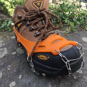 Haute qualité 18 Griffes Marche <span class=keywords><strong>sur</strong></span> <span class=keywords><strong>glace</strong></span> neige montagne anti-dérapant crampons de <span class=keywords><strong>glace</strong></span> - Product Image 4