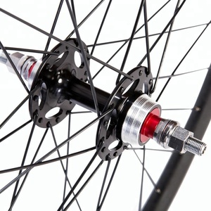 HRD002L OEM 24インチ自転車ホイール 32H アルミ合金固定ギアバイクホイールセット - Product Image 3