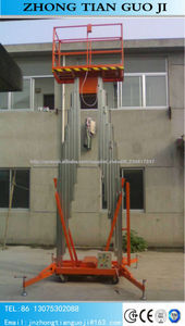 hombre de elevación hidráulica / plataformas hombre elevadoras eléctricas / de elevación de aluminio par-mástil - Product Image 1