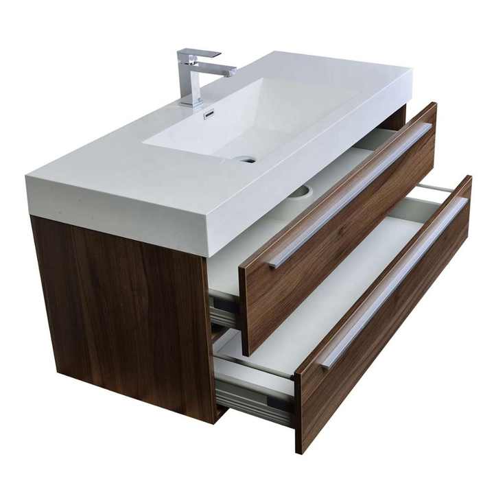 Wholesale Modern Style Wall-Mounted Ghana Bathroom Cabinet Vanities