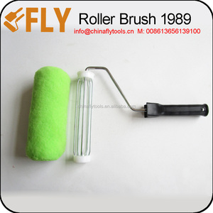 Op Maat Gemaakte Oem Ondersteuning-Diy Kwaliteit Gele Blauwe Streep Polyester Materiaal Bovenste Schroef Beugel Verf <span class=keywords><strong>Roller</strong></span> Kwast Kwaliteitsproduct - Product Image 4