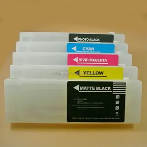 Replacement Ink Cartridge for Epson Stylus 7900 9900 7700 9700 Refillable Cartridges T6361 - T6369 T636A T636B