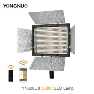 Светодиодная панель для видеосъемки YONGNUO YN600L II 5500k, 2,4 ГГц, беспроводной пульт дистанционного управления через телефон, приложение для камеры интервью, освещение для фотосъемки