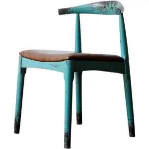 เก้าอี้สันทนาการทำจากไม้เนื้อแข็งสไตล์นอร์ดิก,เก้าอี้รับประทานอาหารทำจากไม้แท้เรียบง่ายนั่งสบาย