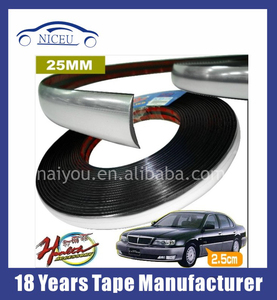 شريط زخرفي كروم ذاتي اللصق للسيارات بعرض 15 مم - Product Image 3