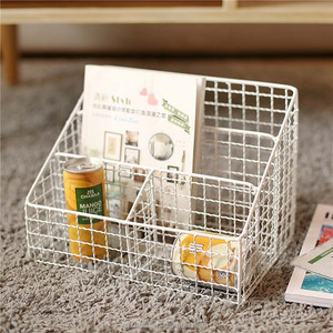 Porte-documents en fil métallique Porte-revues Porte-<span class=keywords><strong>courrier</strong></span> Panier <span class=keywords><strong>de</strong></span> rangement pour le bureau, l'école et la maison Utilisation sur table - Product Image 3