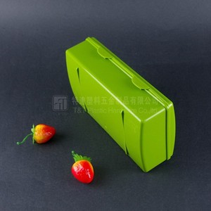 Rojo y verde de la caja de almuerzo con cerradura, lonchera de plástico con tapa - Product Image 3
